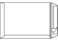 zakomslag Antalis Premium venster rechts 40mm x 110mm strip wit 120g 229x324mm doos met grijze binnendruk FSC®