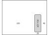 pochette Speedmail fenêtre à droite strip blanc 100g 230x310mm boite  avec tarot bleu pointillé FSC®