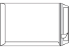 zakomslag Antalis Premium venster links 40mm x 110mm strip wit 120g 229x324mm doos met grijze binnendruk FSC®